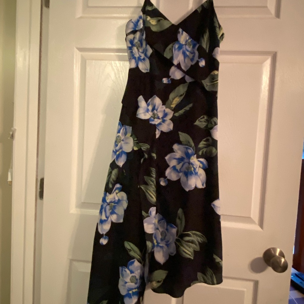 Asymmetrical midi dress